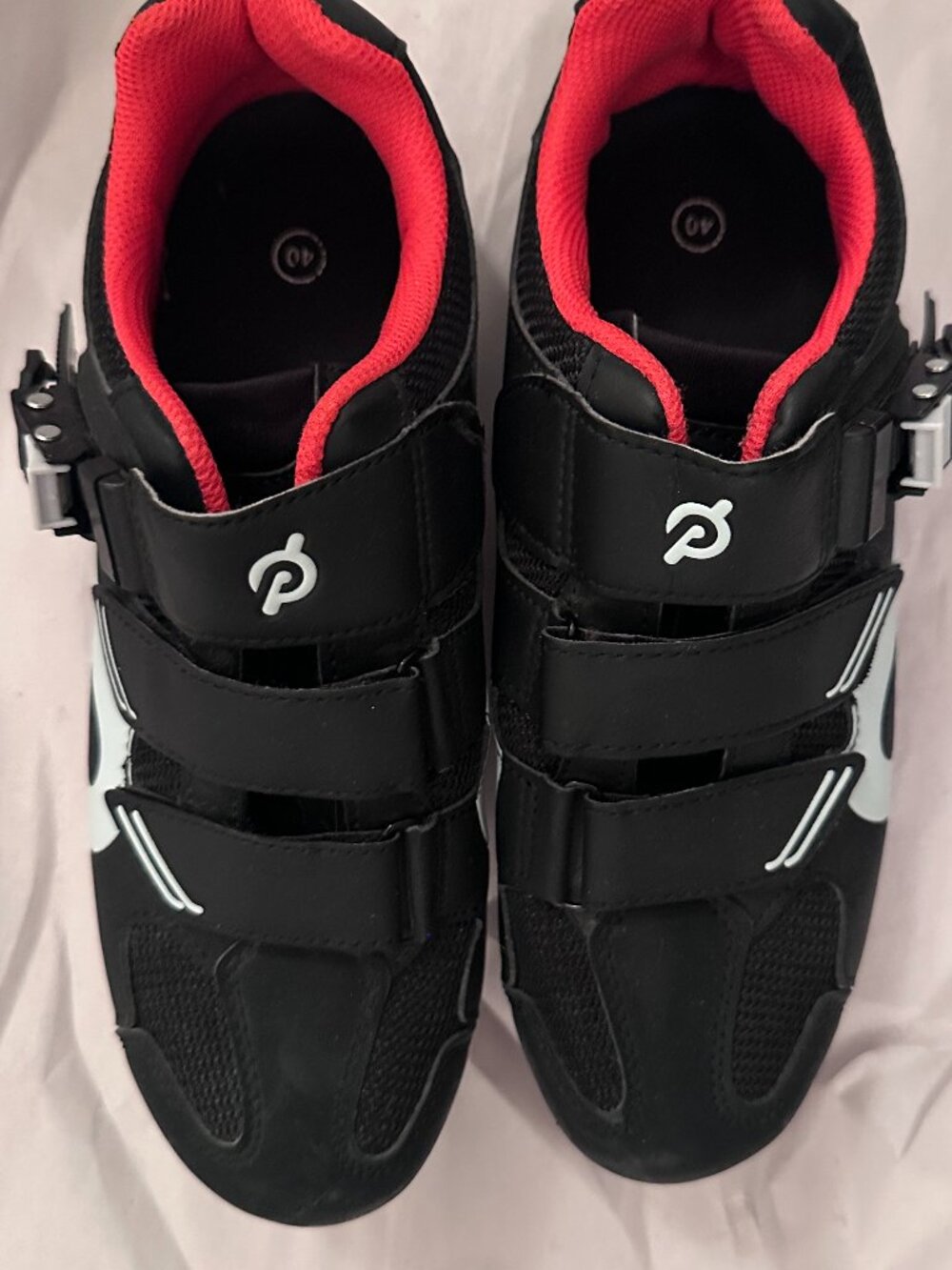 Peloton Cycling Shoes, size 40 ~~ pre-owned!